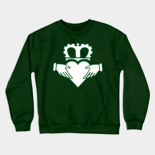 Claddagh ring Crewneck Sweatshirt by Huggy Mauve